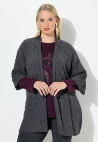 Ulla Popken Cardigan - medium mottled grey