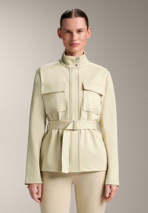 EFFECT WITH BELT - Tréningová bunda - beige