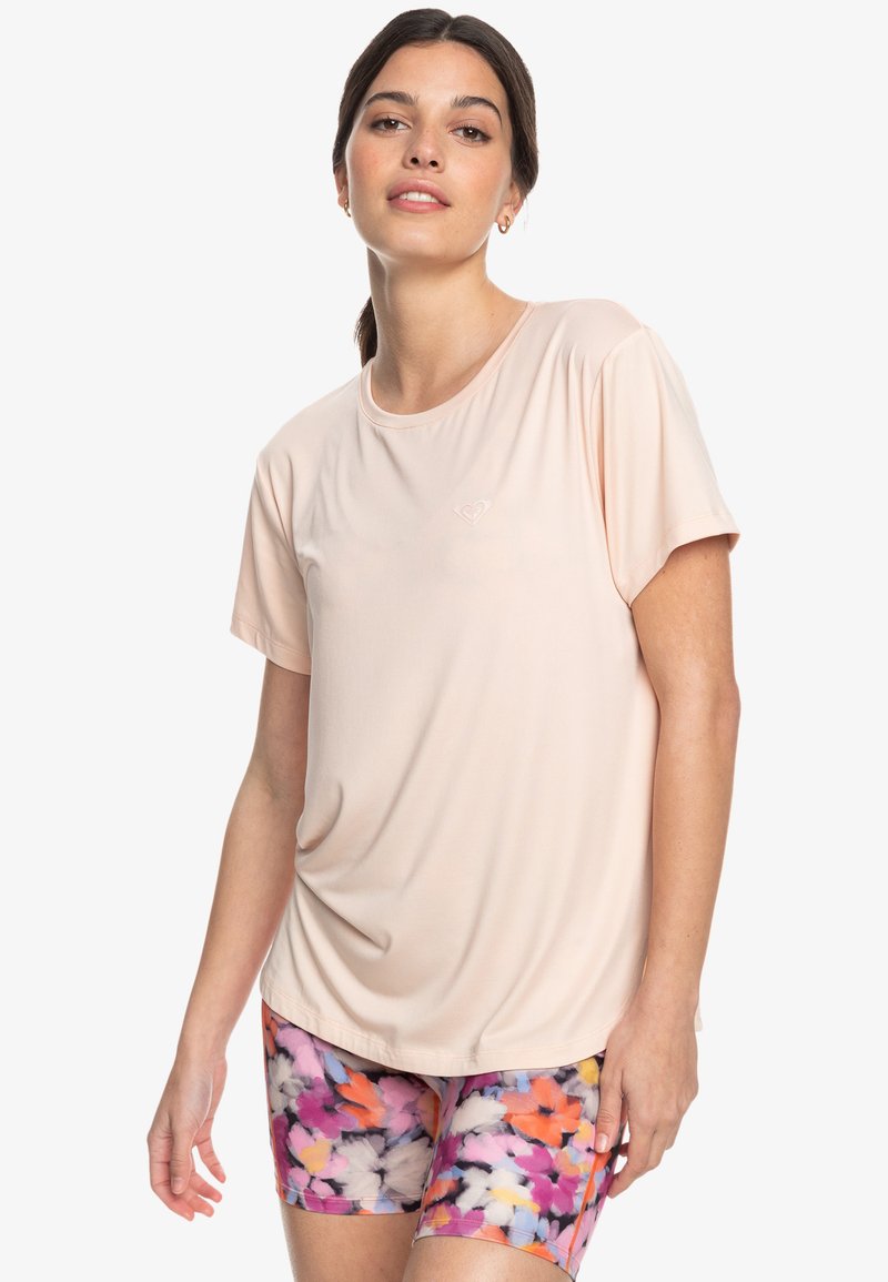 Roxy T-shirt basic donkerroze Roxy T-shirt basic donkerroze