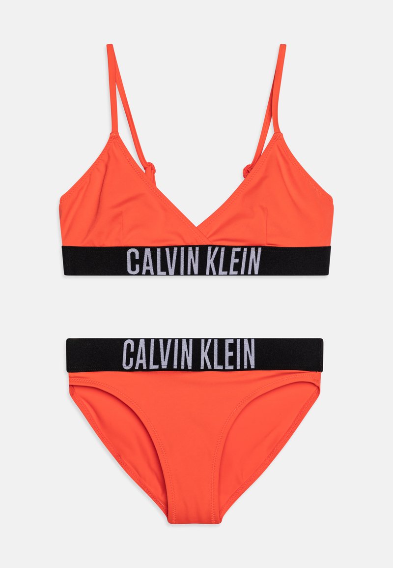 Calvin Klein Swimwear CROSSOVER TRIANGLE SET Bikini bright