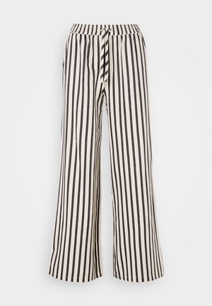 Lollys Laundry PANTS - Housut - white/black