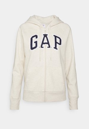 FASH - Mikina na zip - oatmeal heather