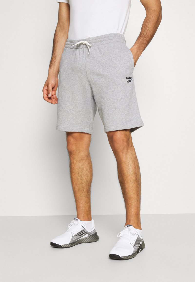Reebok SHORT - Pantalón corto de deporte - medium grey heather