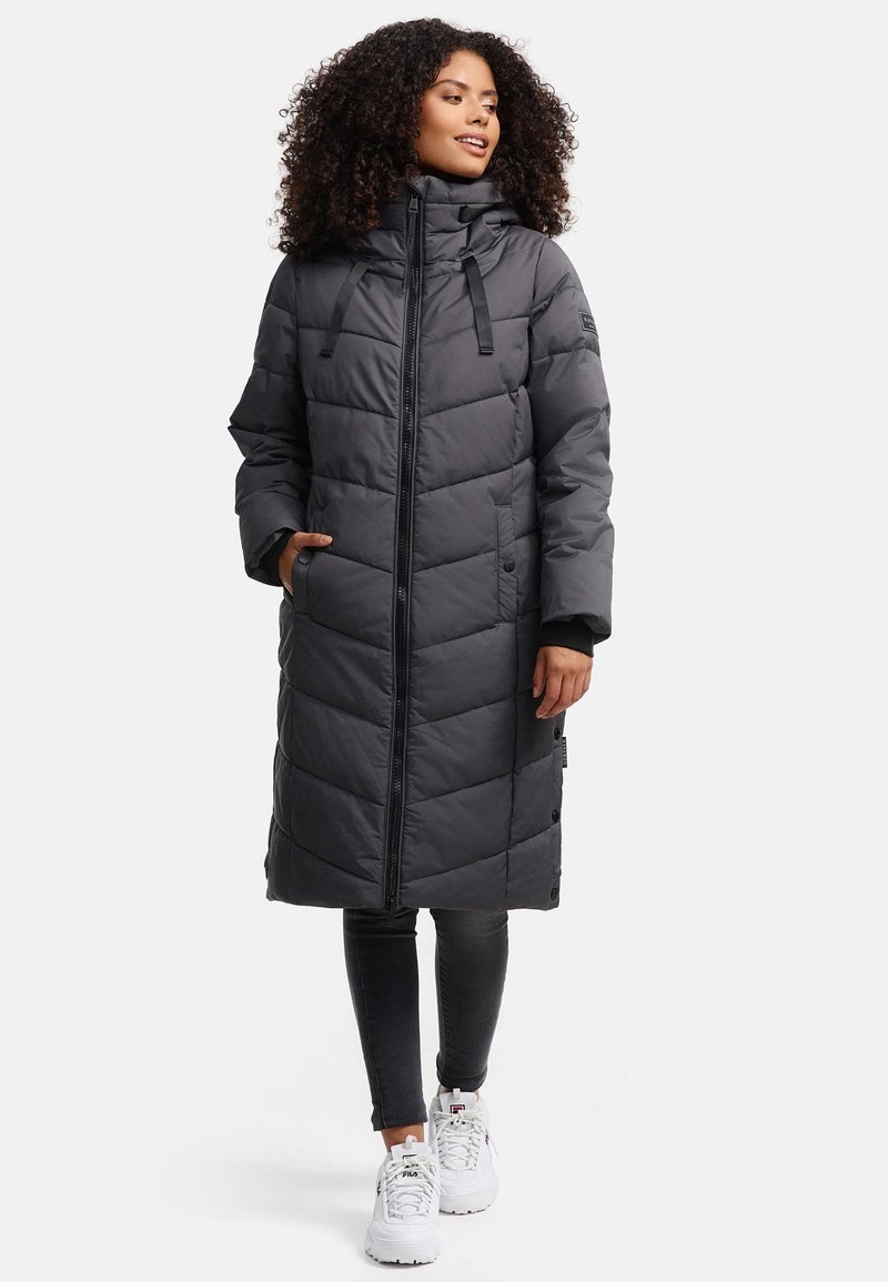 Manteau D'hiver Long Pour Femme Navahoo Avec Capuche - Imperméable, Doublure Fausse Fourrure, Coupe Large - Tailles 14S à 6XL