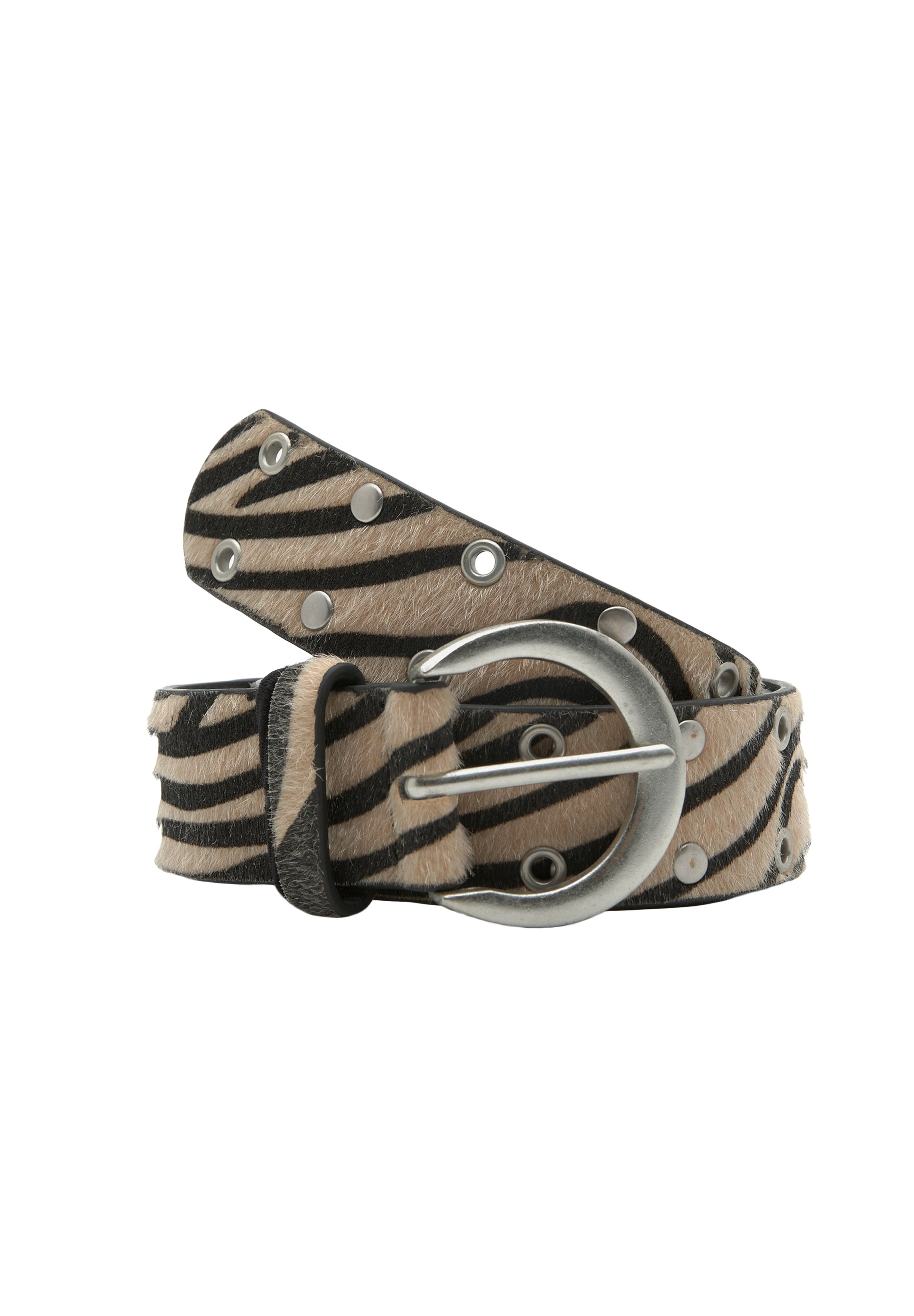 Retro Zebra Gürtel Für Damen - 105 Cm Länge Mit 3,5 Cm Breite