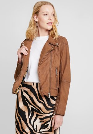 Maze ROMIE - Veste en cuir - cognac