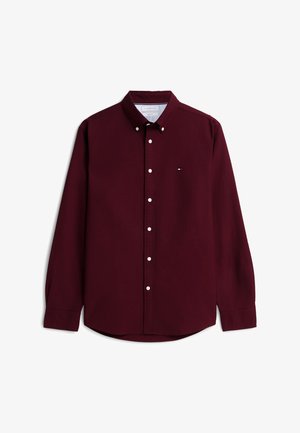 Tommy Hilfiger, SOLID HERITAGE OXFORD RF SHIRT - Shirt - burgundy/burgundy solid