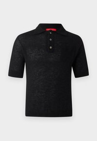 FLUFFY UNISEX - Polo - black