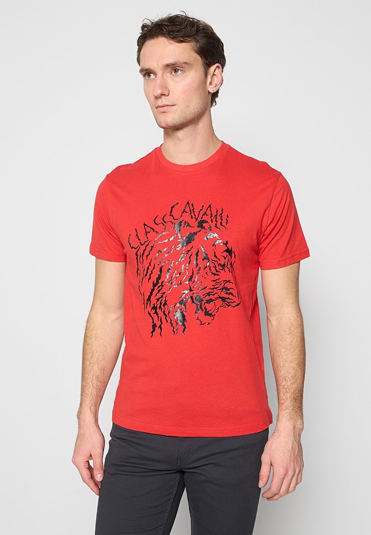 Cavalli Class T-shirt print zwart