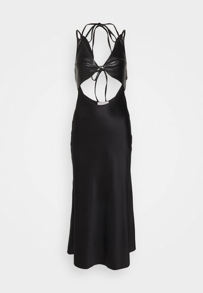 Materiel RHOMBUS COMBO DRESS - Kokteiļkleita/ballīšu kleita - black