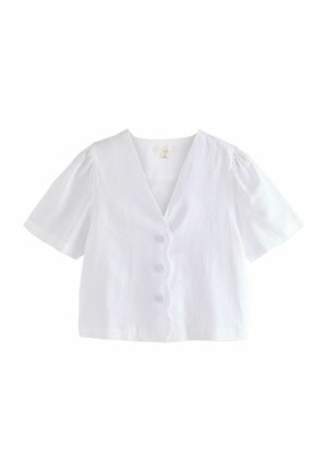Next REGULAR FIT - SHORT SLEEVE  - Blůza - white