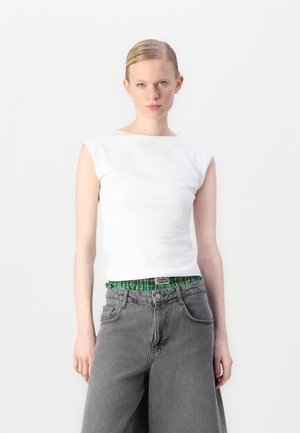Scoop-Back Top - Débardeur - brilliant white