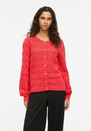 VILOWEN RUNDHALS - Cardigan - hibiscus