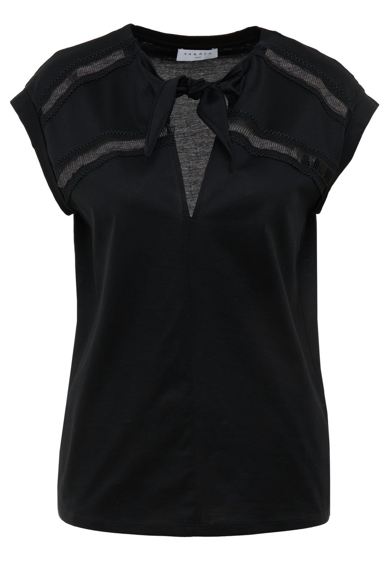 sandro Triko s potiskem - black