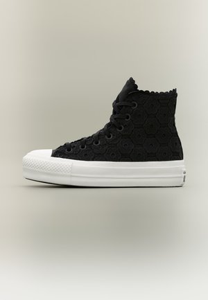 Converse, CHUCK TAYLOR ALL STAR LIFT PLATFORM - High-top trainers - black/vintage white