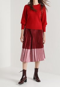Selected Femme Strickpullover - red