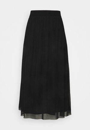 THORA VIOL LONG SKIRT - Jupe trapèze - black