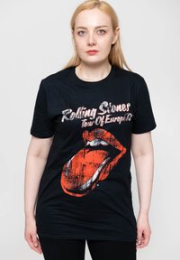 Paradiso Clothing THE ROLLING STONES TOUR OF EUROPE - Print T-shirt - black