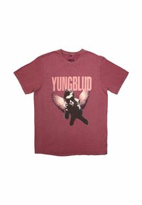 Paradiso Clothing YUNGBLUD WINGS LOGO SNOW WASH - Print T-shirt - red