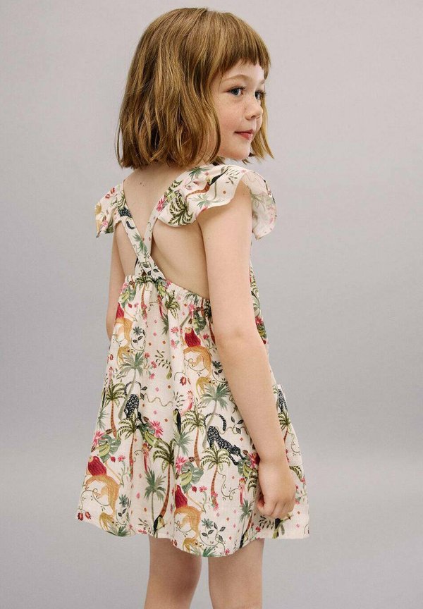 FLORAL PRINT - Day dress - ecru3