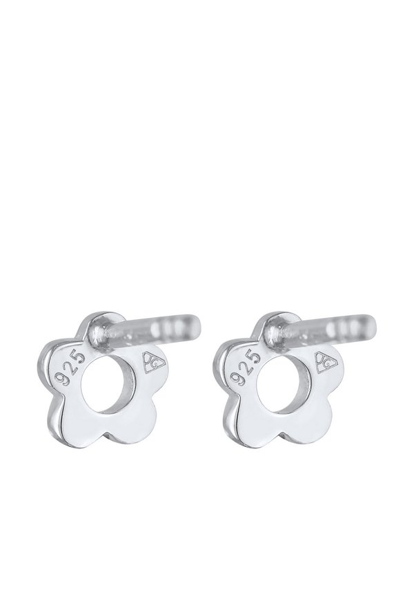 FLOWER BASIC – Ohrringe – silberfarben
