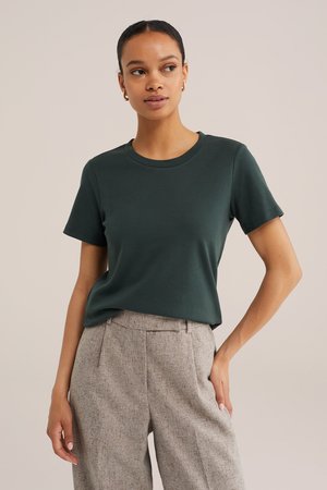 WE Fashion, WE FASHION - Lihtne T-särk - moss green