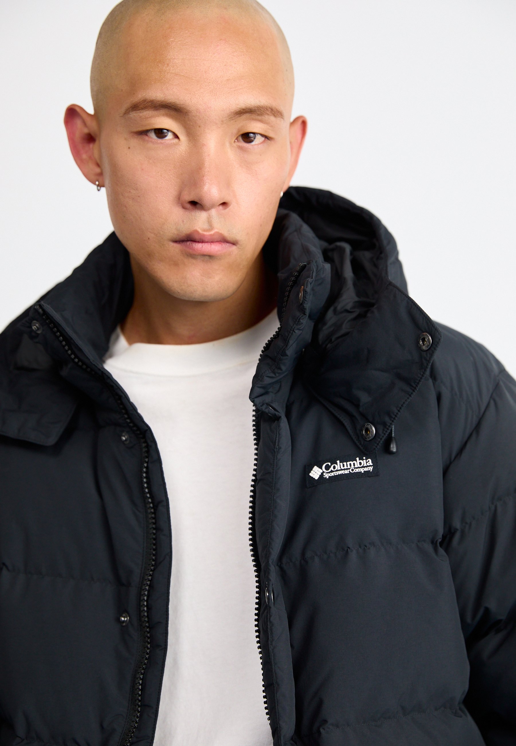Columbia WALLOWA™ HOODED JACKET - Down jacket - black - Zalando.co.uk