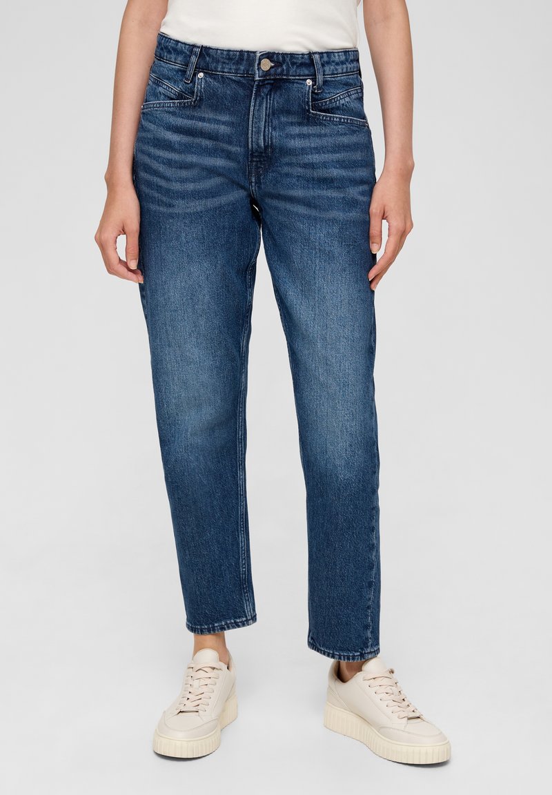 s.Oliver - MIT WASCHUNG - Jeans Tapered Fit - blau, Vergrößern