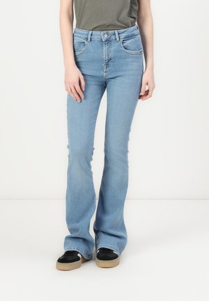 JONNA HIGH RISE FLARE - Flared Jeans - light blue denim