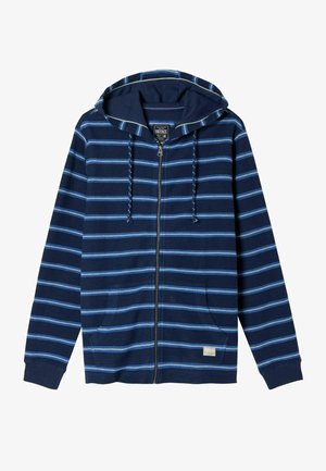 FatFace, REGULAR FIT - STRIPE ZIP THROUGH HOODIE . - Sweatjakke - navy