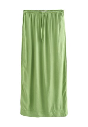 Next REGULAR FIT WAIST TIE WAIST - Maxi sukně - green