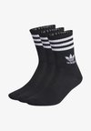 CREW 3 PACK - Calcetines - black
