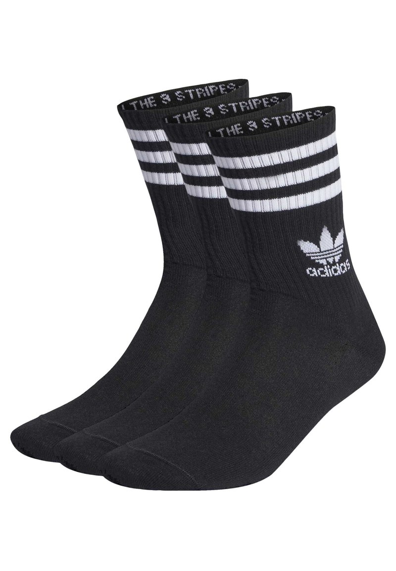 adidas Originals - CREW  3 PACK - Chaussettes - black, Agrandir