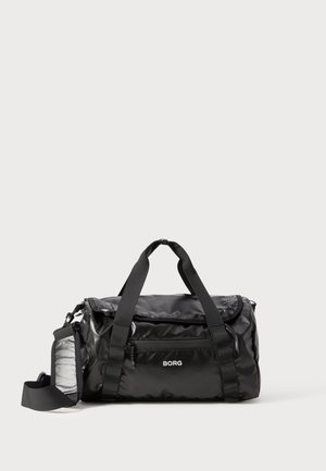 GLOSSY RIPSTOP SPORTS BAG - Treningsbag - black beauty