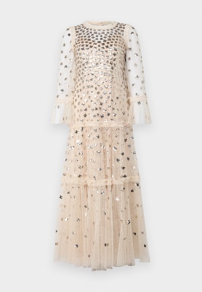 Needle & Thread GLISTEN TIERED GOWN - Gallakjole - dust beige/silver dus