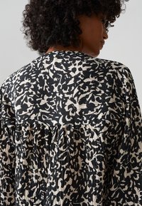 OPUS REGULAR FIT 3/4 SLEEVE TWO TONE - Camicia - black