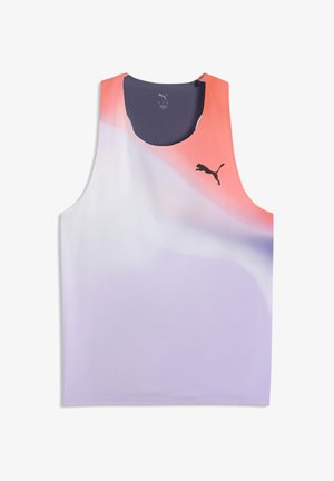 Puma, M LIGHTSPEED ULTRAWEAVE GRAPHIC SINGLET - Top - inky depths
