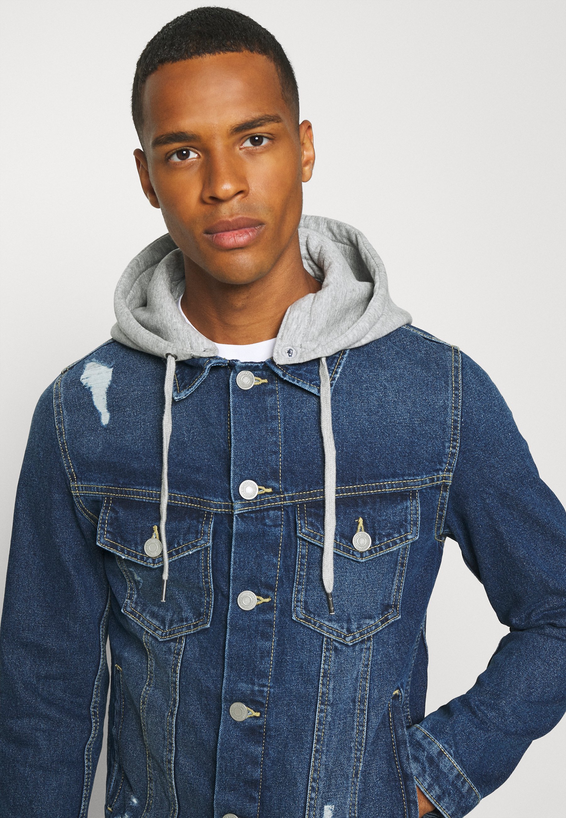 Jack \u0026 Jones JJIALVIN JJJACKET - Chaqueta vaquera - blue denim/azul -  Zalando.es