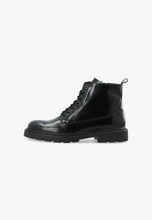 Bianco, LACE-UP BOOTS BIAJEFF - Bottines à lacets - black