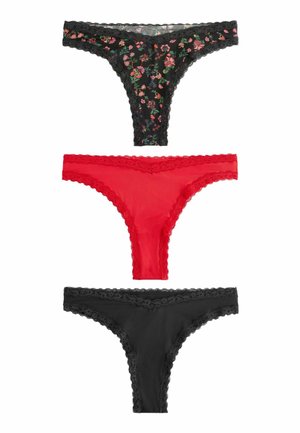 3 PACK BRAZILIAN - Tanga - red black