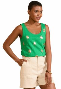 Unselected, green palm foil