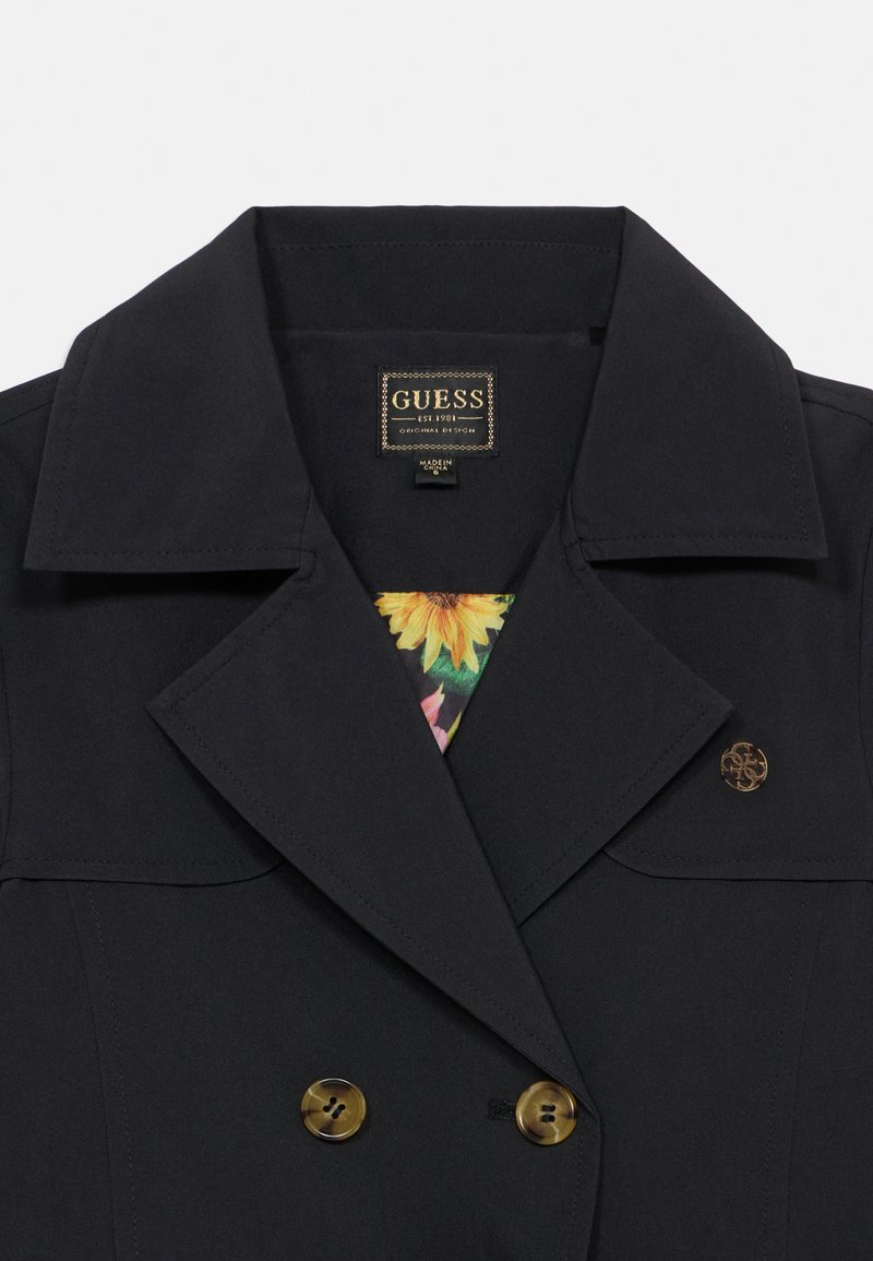 Guess JUNIOR CANVAS LS Gabardina jet black/negro