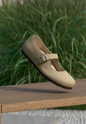 SANTA CLARITA NARROW - Balerinos tipo bateliai su dirželiu ties kulkšnimi - sandcastle