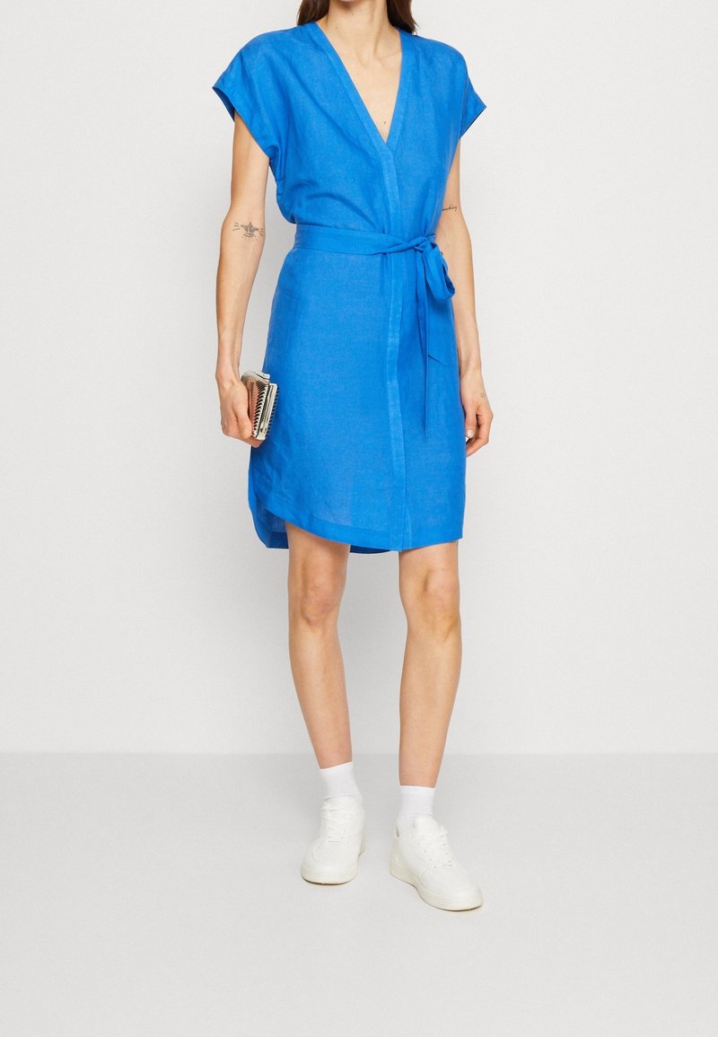 Esprit Collection Shirt dress - blue - (Pre-owned) - Zalando Esprit Collection Shirt dress - blue - (Pre-owned) - Zalando