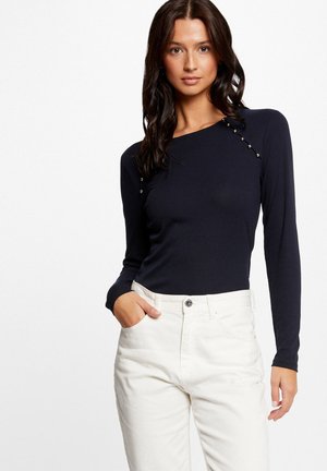 Floerns Maglietta Donna Cropped A Maniche Lunghe Con Mezza Zip E Blocchi Di Colore