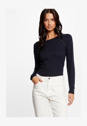 Floerns Maglietta Donna Cropped A Maniche Lunghe Con Mezza Zip E Blocchi Di Colore