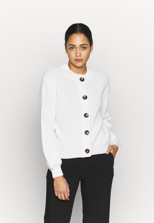 AFFIE CARDIGAN - Neuletakki - broken white