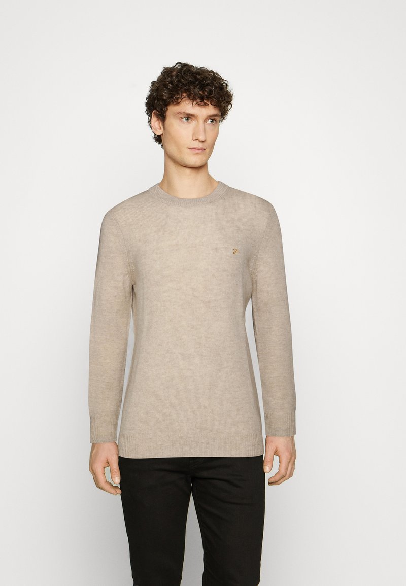 Farah BIRCHALL CREW - Camisola - straw beige