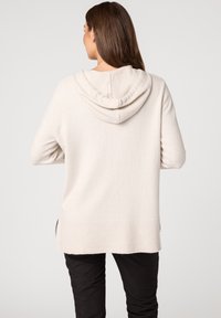 QUIOSQUE Mikina s kapucí - beige