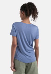 icebreaker WOMEN SPHERE SCOOP TEE - T-shirt - bas - LIGHT BLUE